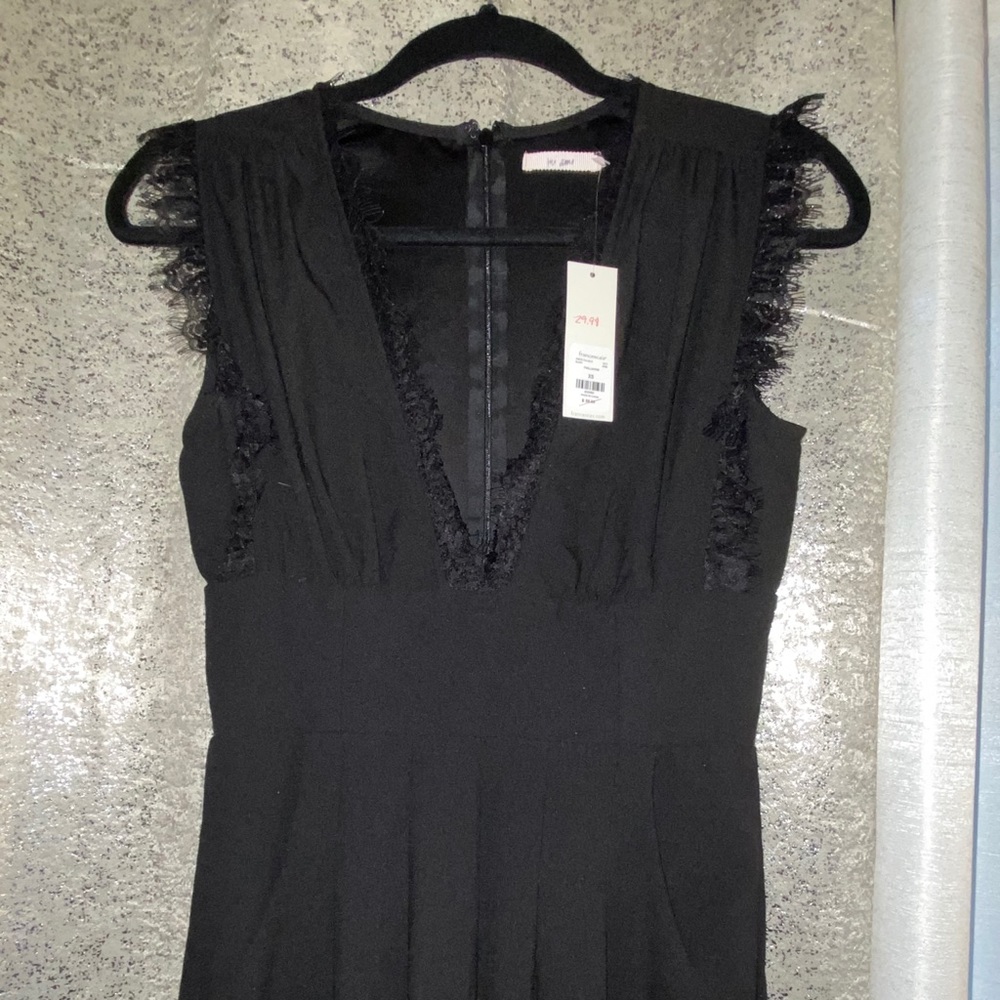 Long black jumpsuit